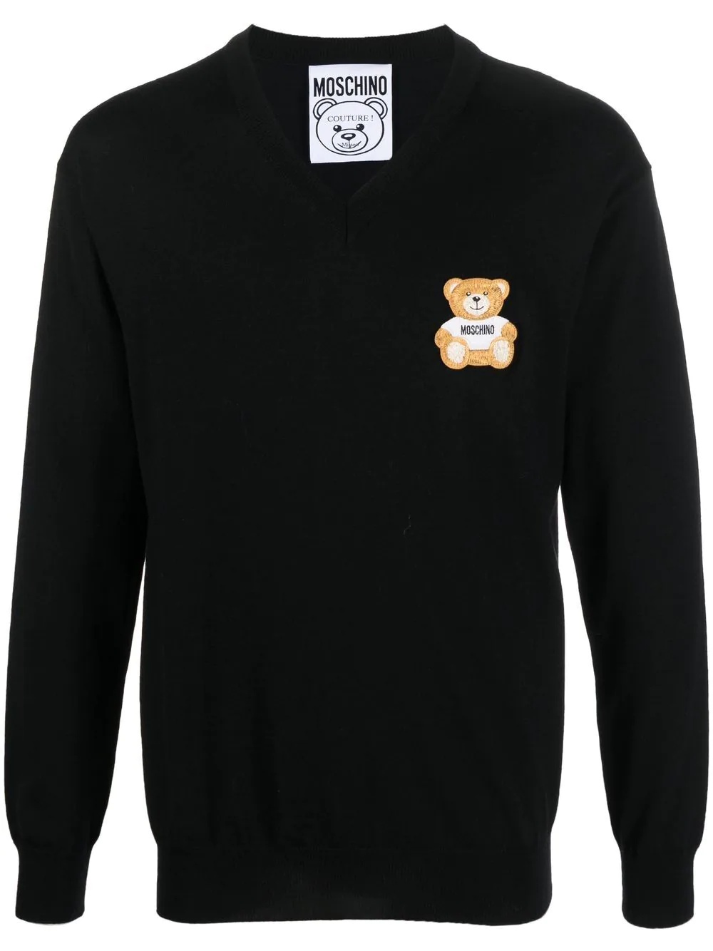 logo embroidered jumper - 1