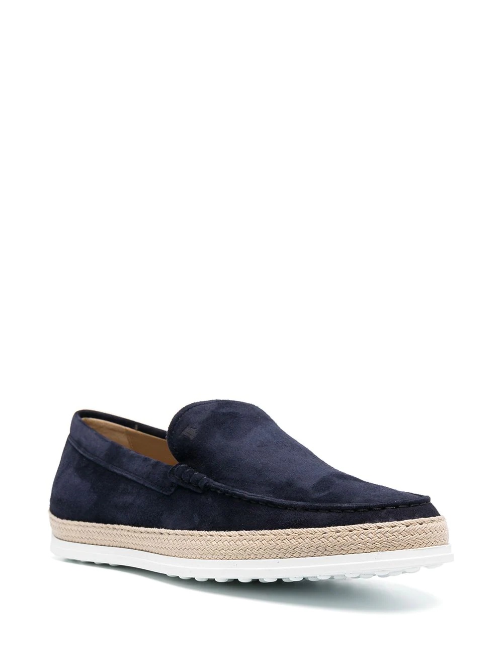 slip-on suede loafers - 2