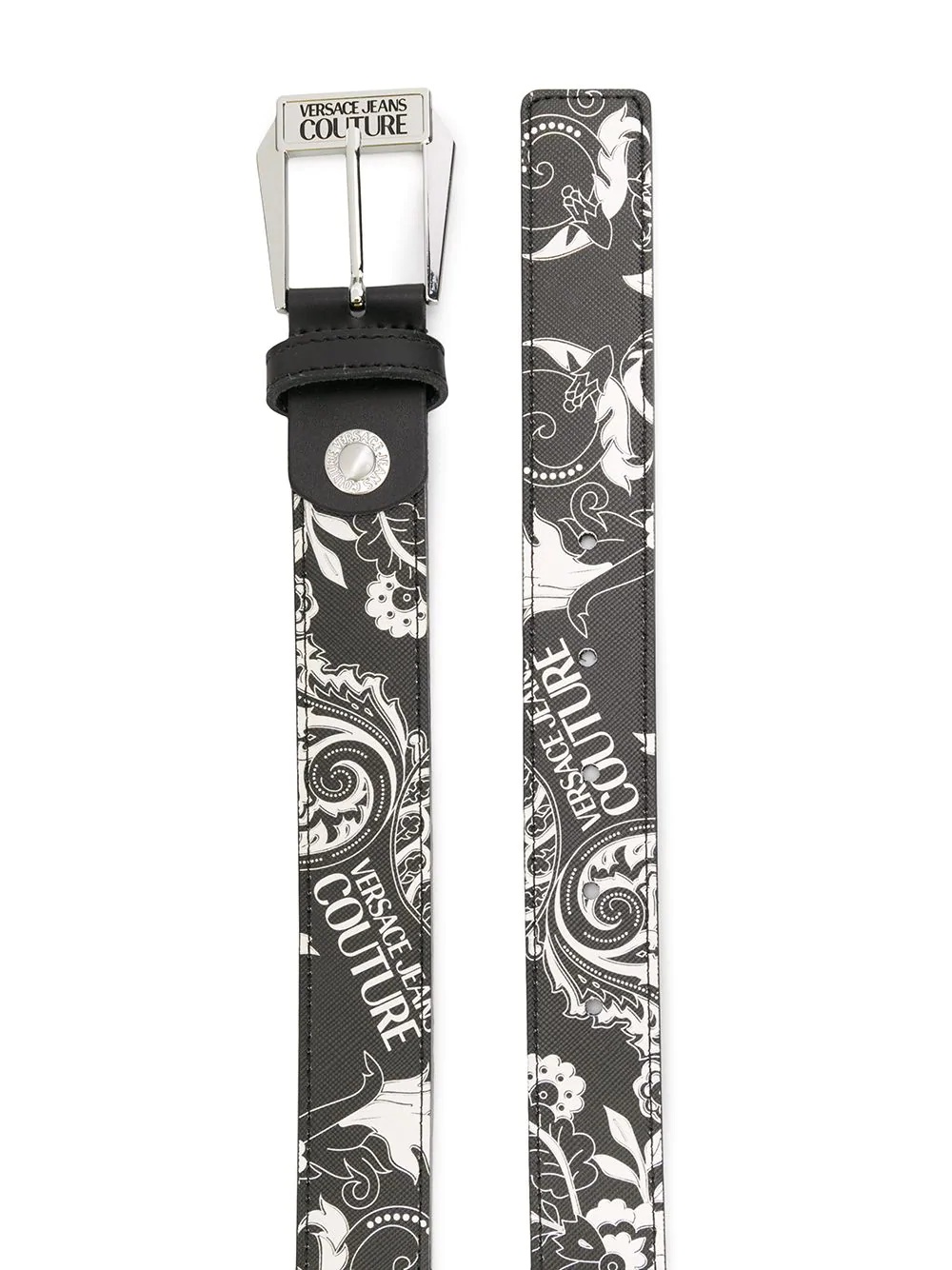 Barocco print belt - 2