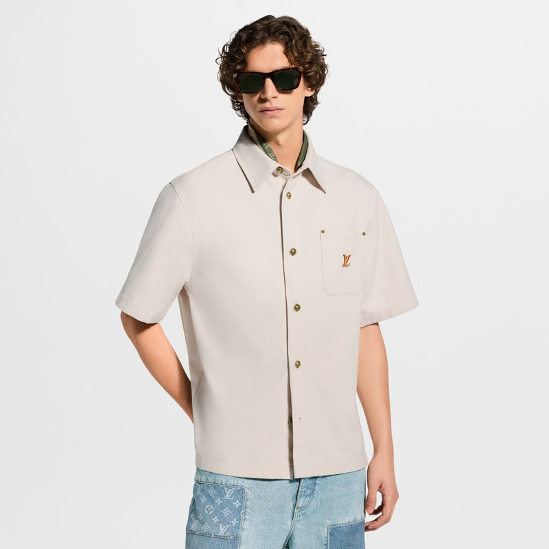 Short-Sleeved Silk-Cotton Shirt 2