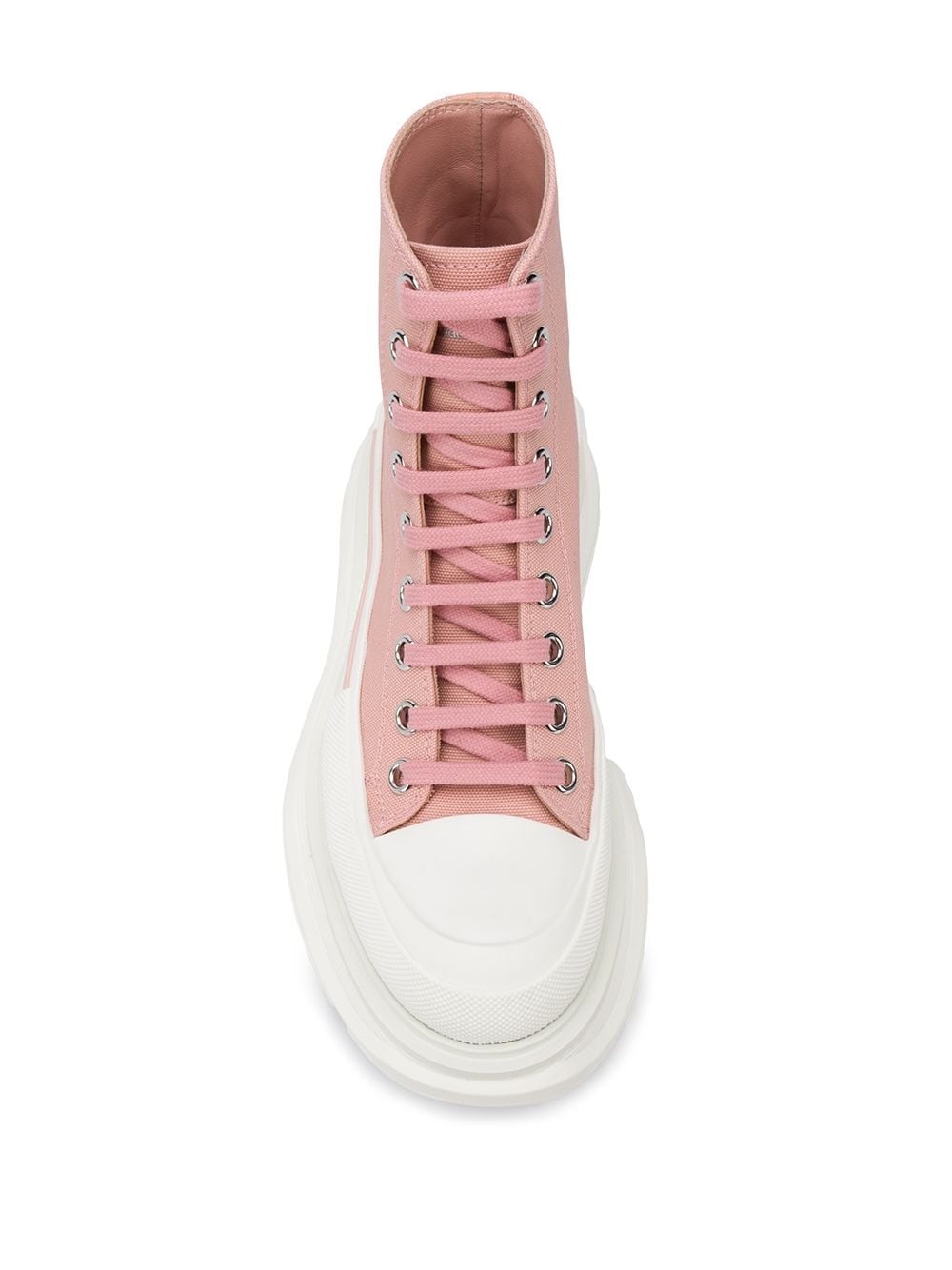 lace-up chunky trainers - 4