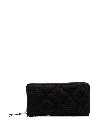 Comme Des Garçons textured ziparound wallet outlook