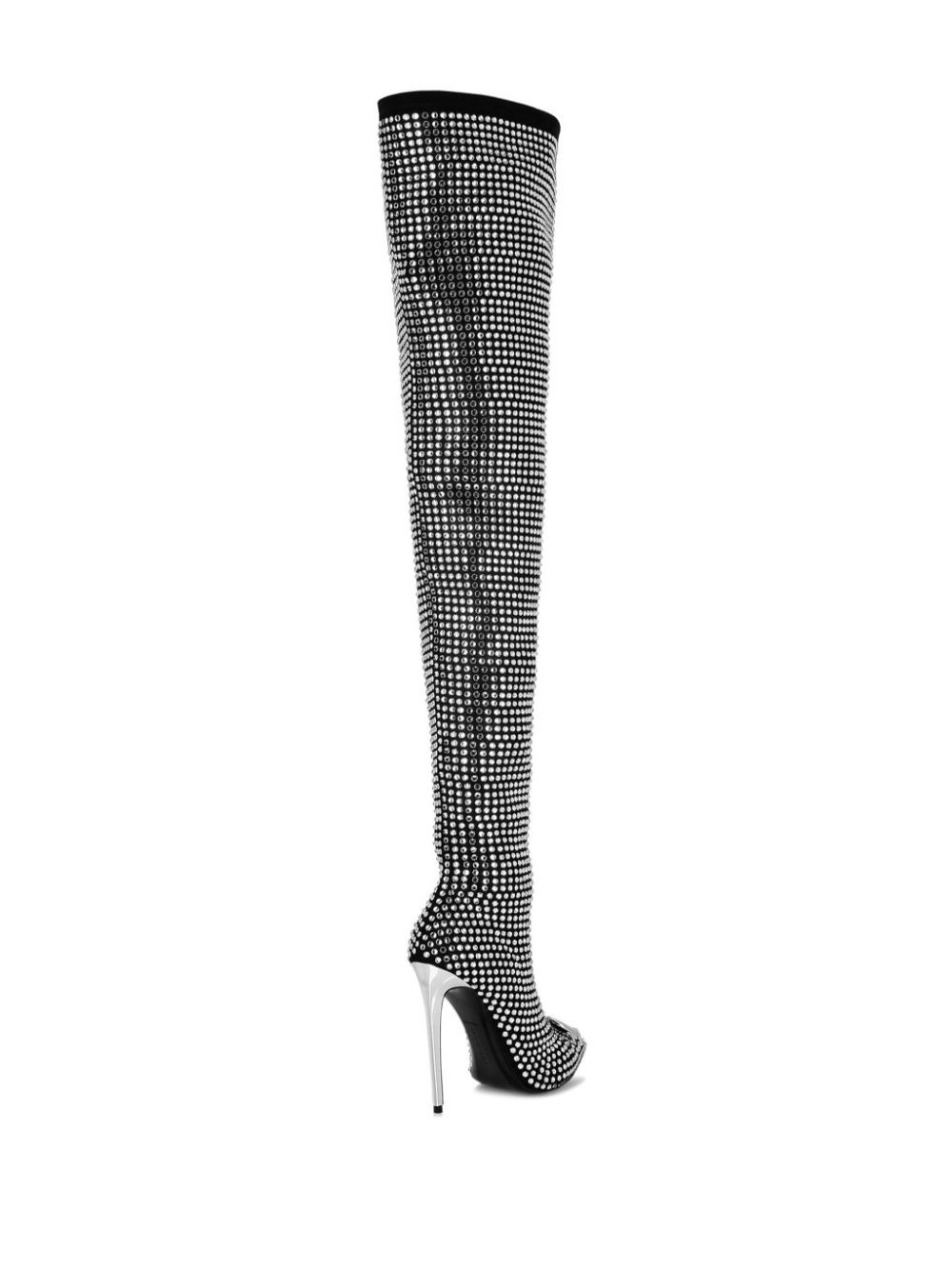 rhinestone-embellished boots - 3