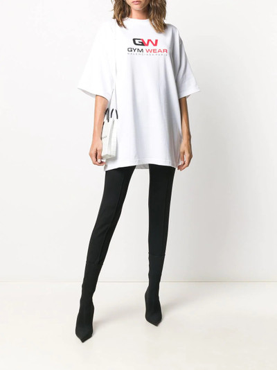 BALENCIAGA Gym Wear oversized T-shirt outlook