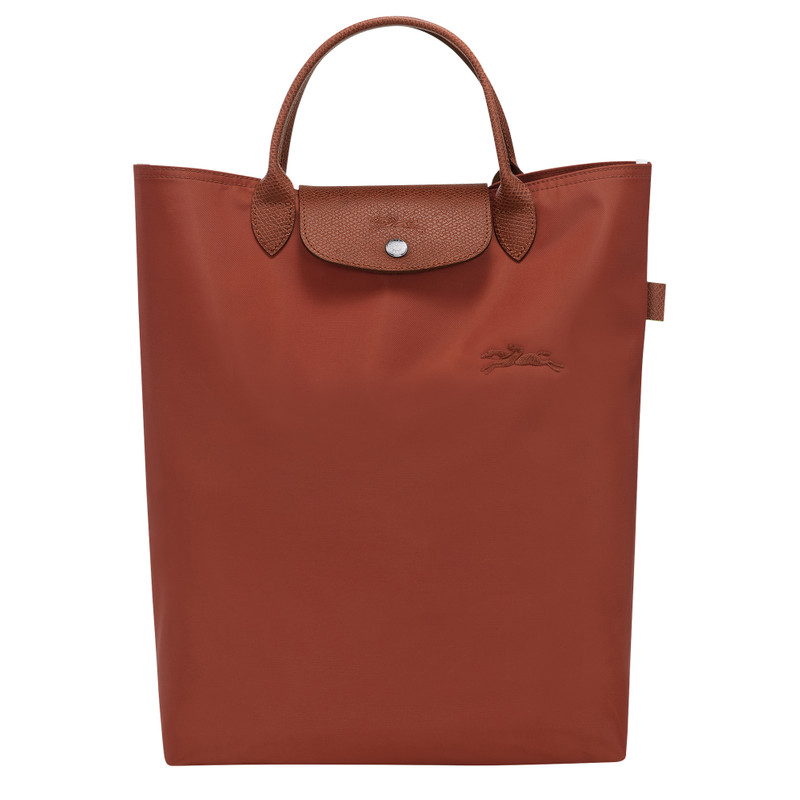 Le Pliage Green M Tote bag Chestnut - Canvas 1