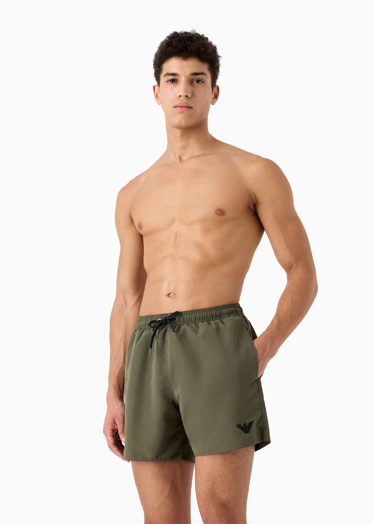 ASV recycled-fabric swim shorts with logoband - 2