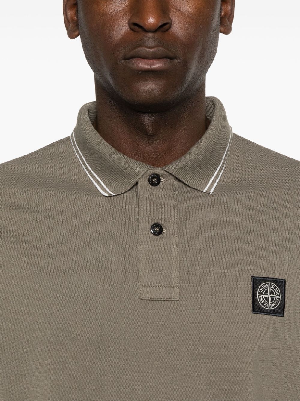 piqué-weave polo shirt - 5