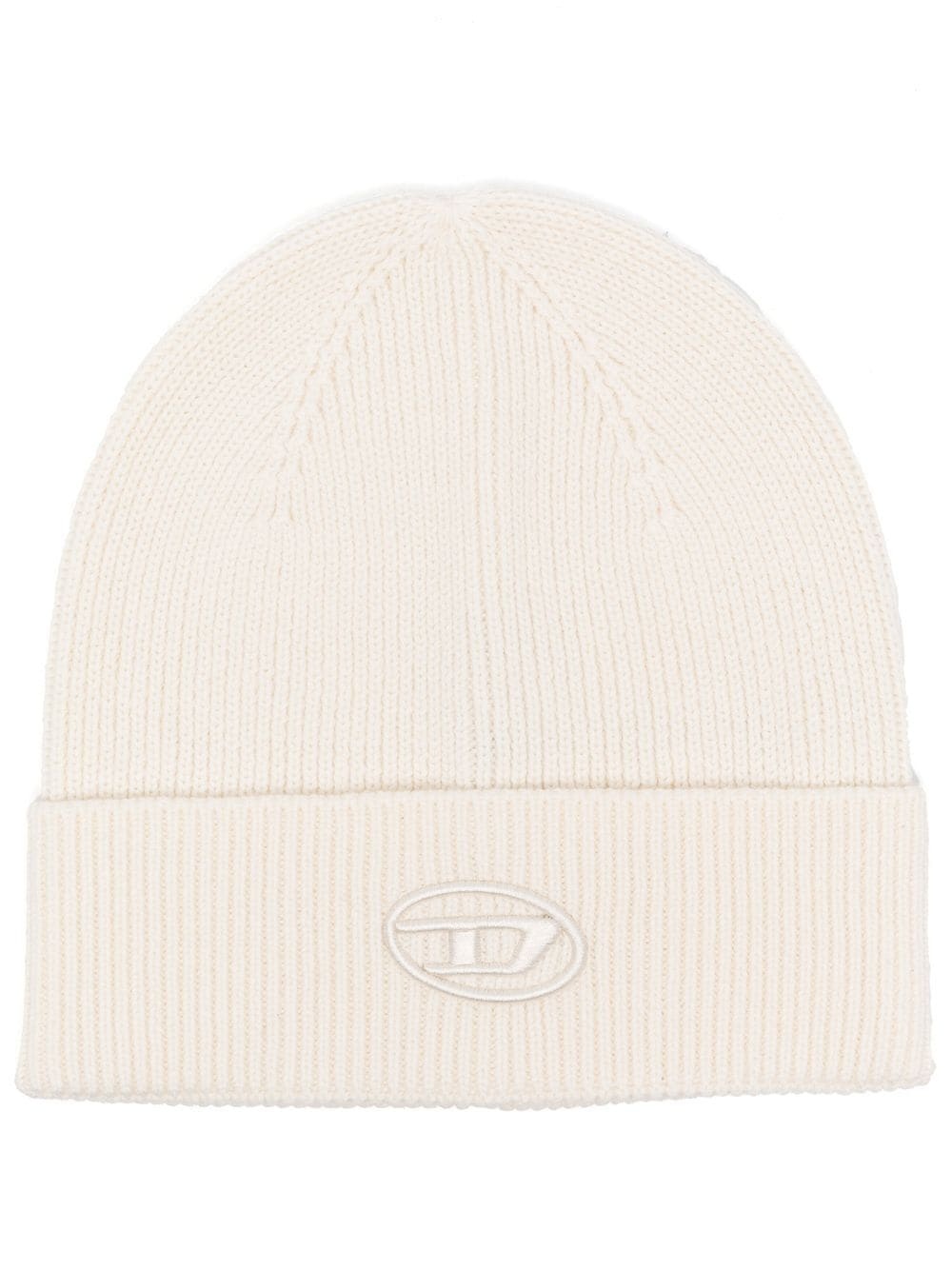 ribbed-knit beanie hat - 1