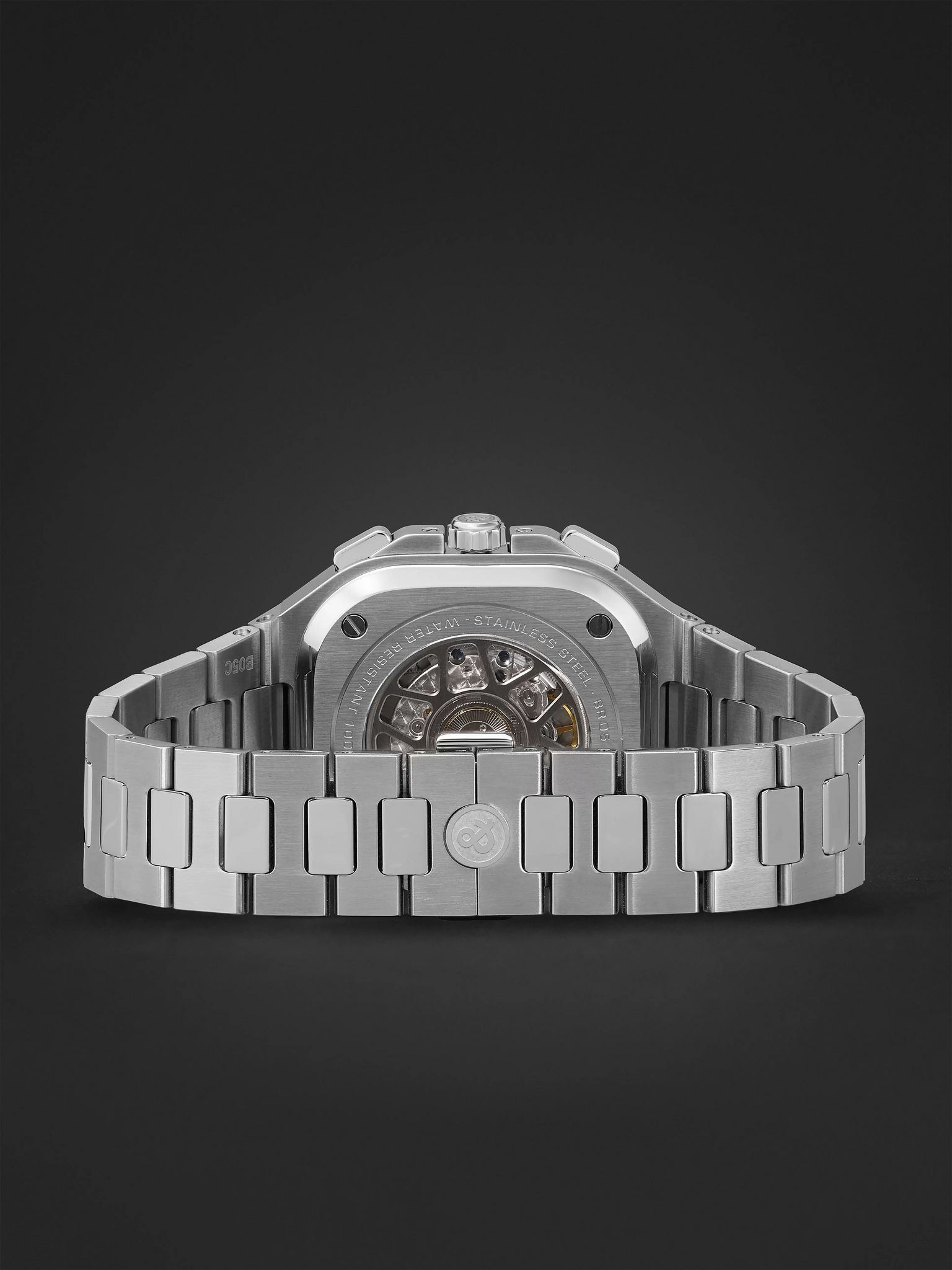 BR 05 Automatic Chronograph 42mm Stainless Steel Watch, Ref. No. BR05C-BU-ST/SST Blue - 7