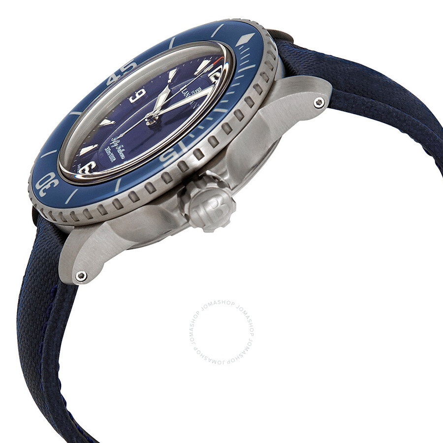 Blancpain Fifty Fathoms Automatic Blue Dial Men's Watch 5015-12B40-O52A - 2