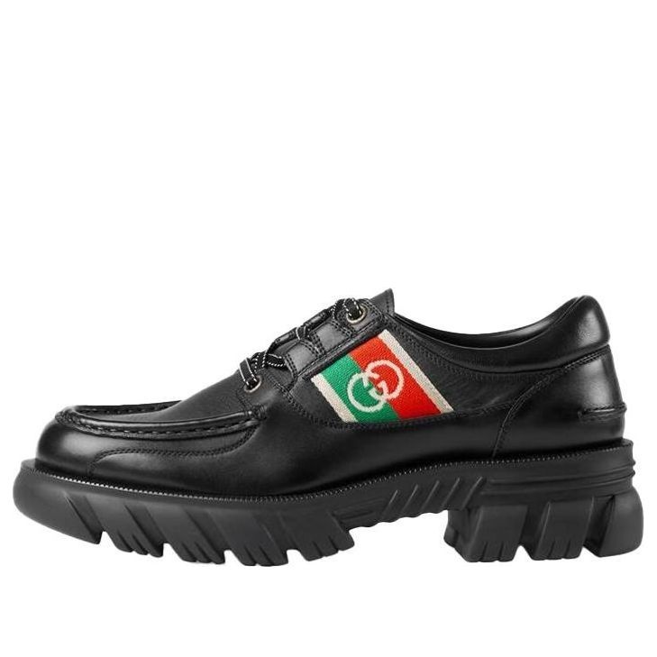 Gucci GG Romance Lace-Up 'Black' 663369-DTNE0-1080 - 1