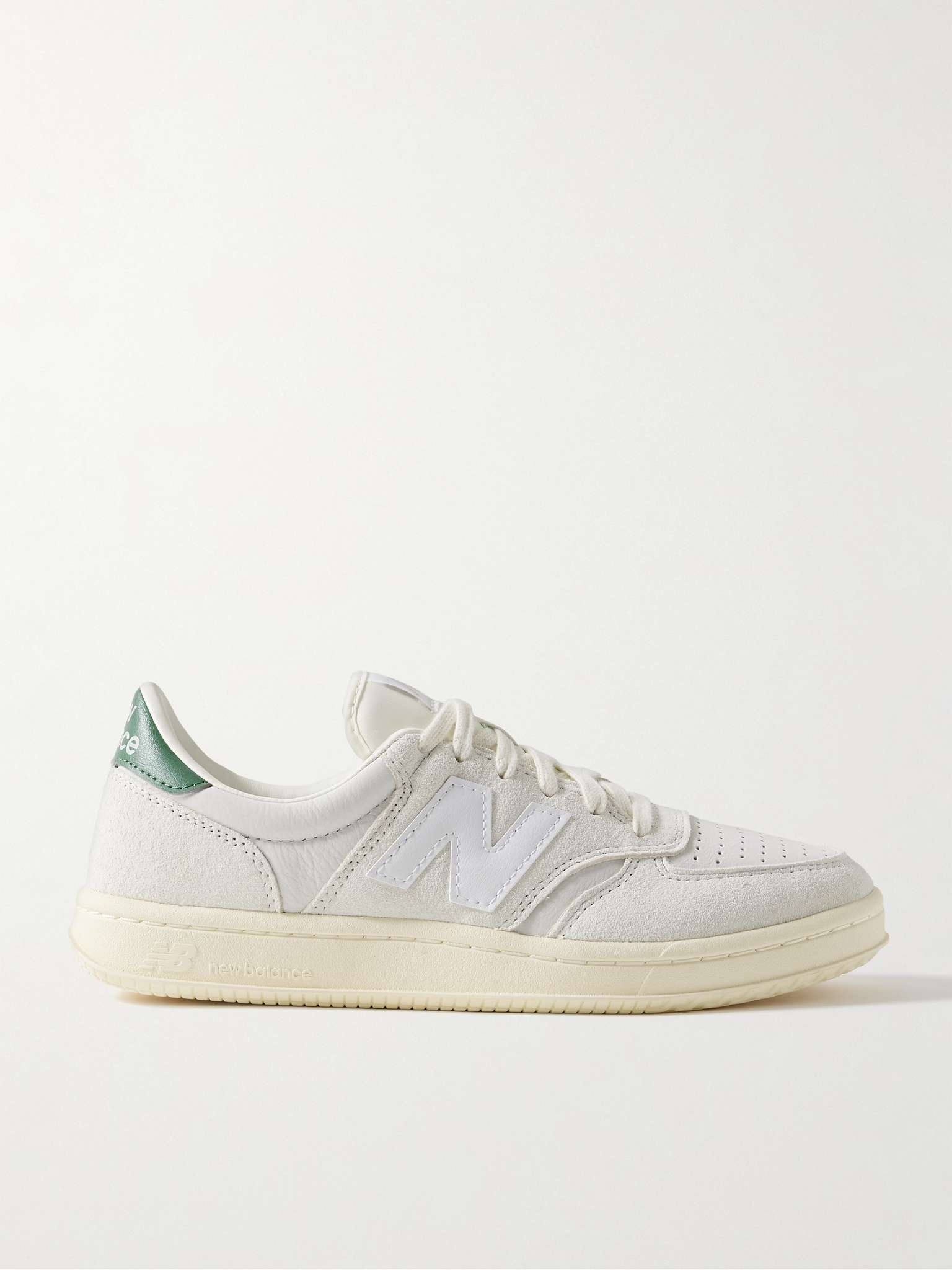 New Balance CT500 Leather-Trimmed Suede and Nubuck Sneakers | REVERSIBLE