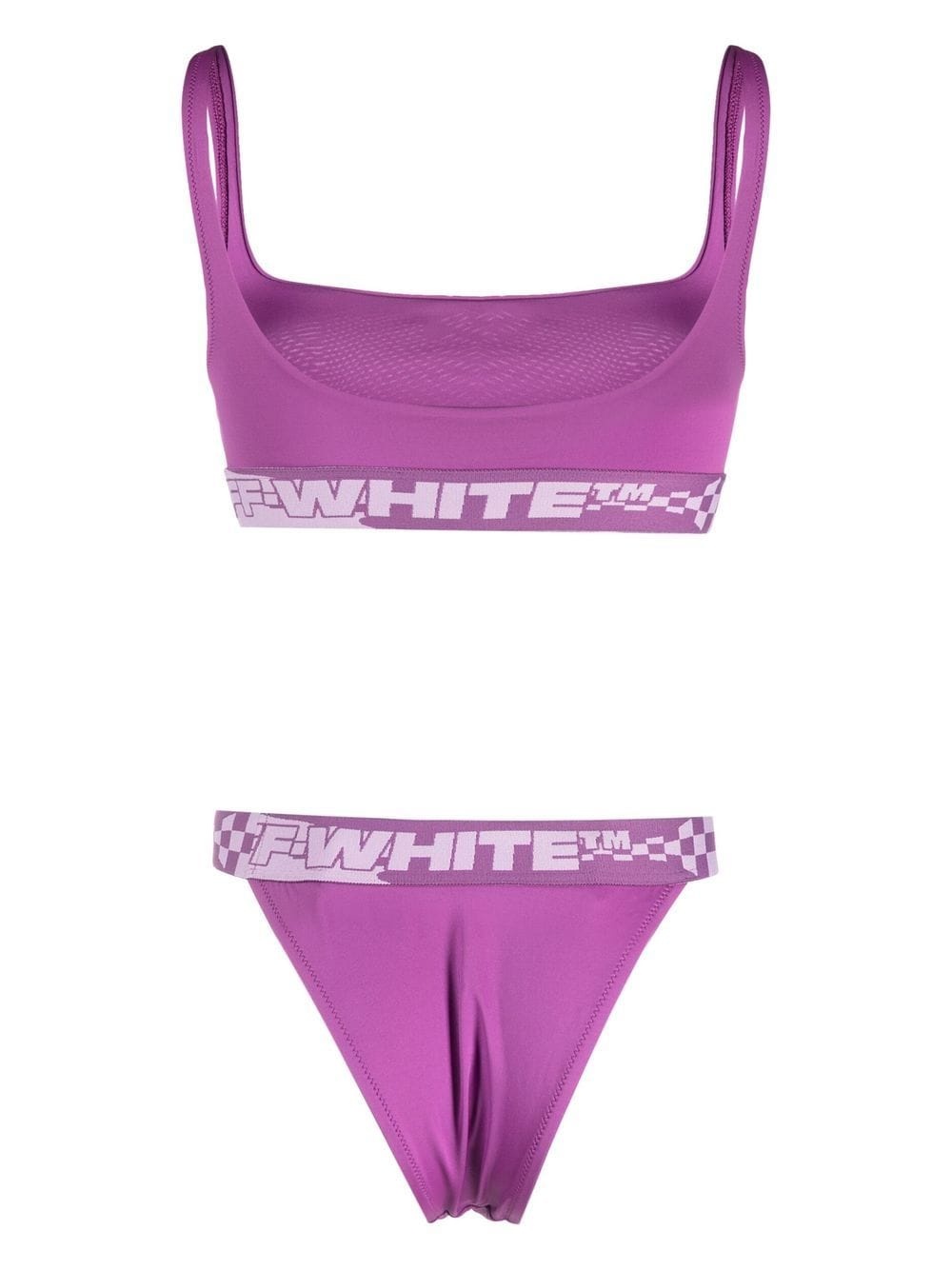 logo tape bikini - 2