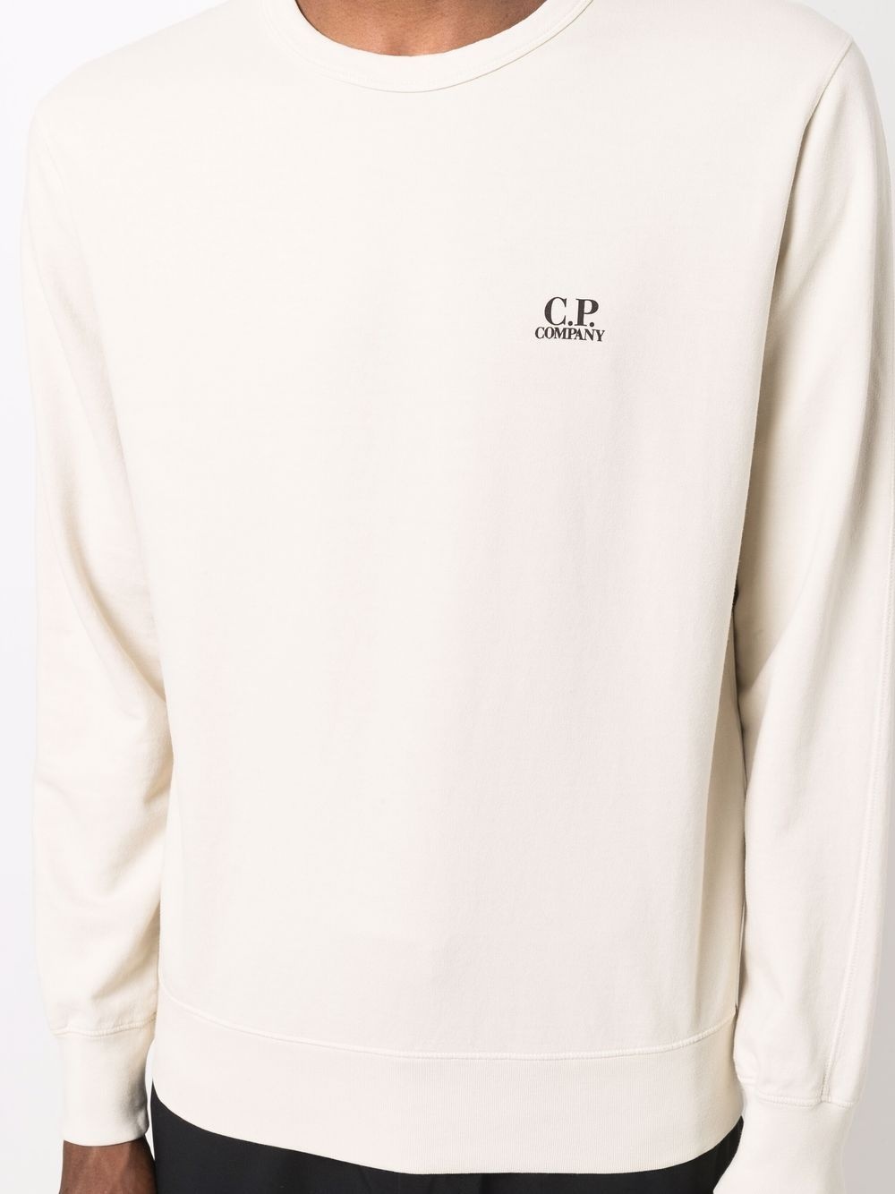 logo-print cotton sweatshirt - 5