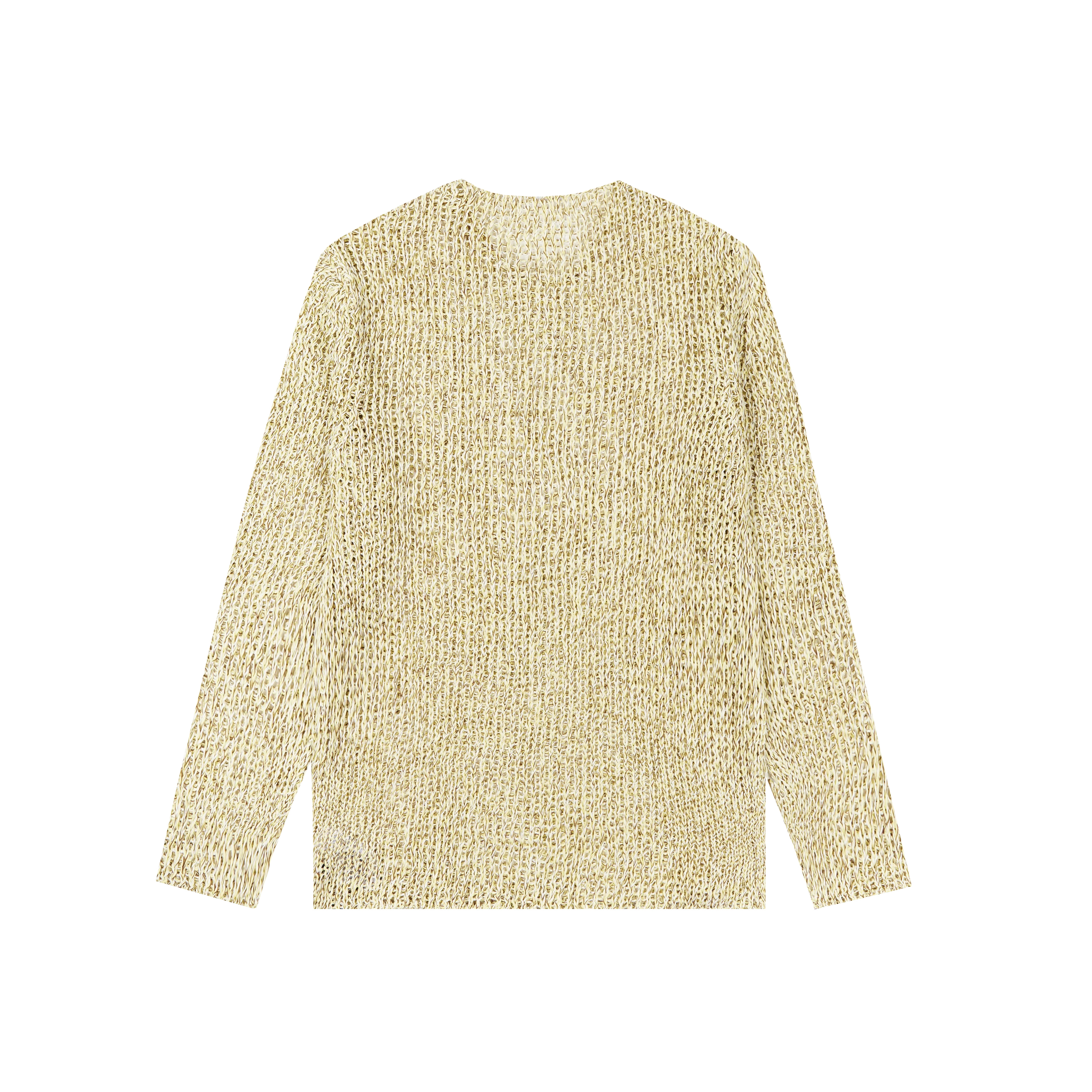 Jil Sander+ Open Knit Crewneck Sweater Sweaters Yellow - 2