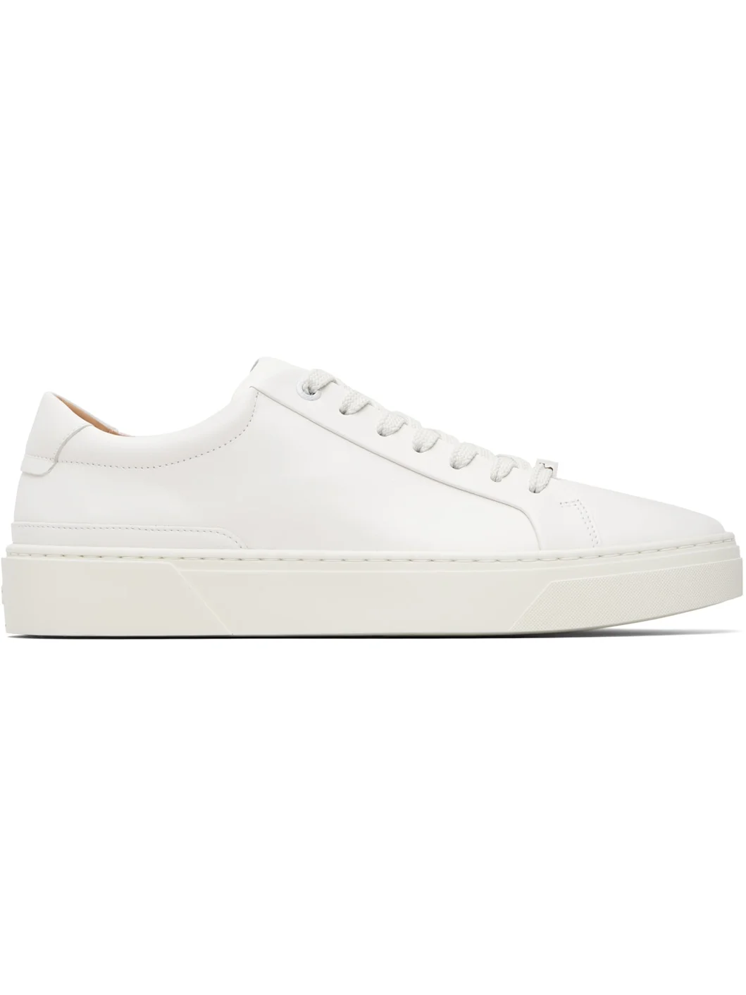 White Leather Gary Sneakers - 1