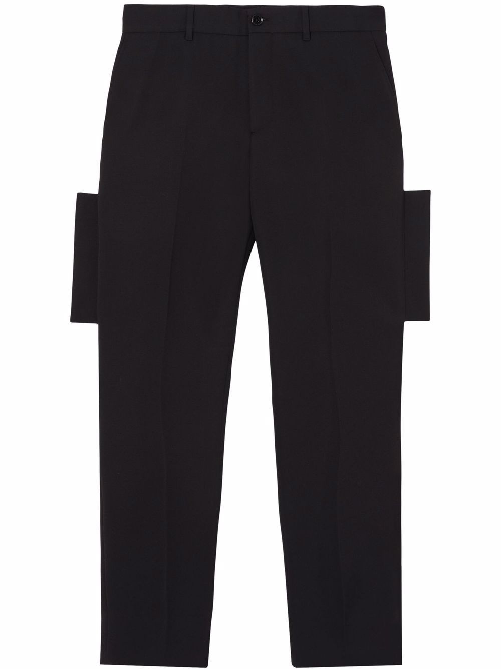 panelled-detail tailored trousers - 1