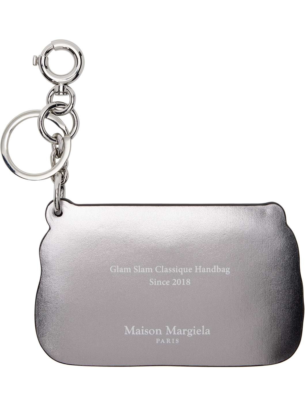 White Glam Slam Classique Keychain - 2