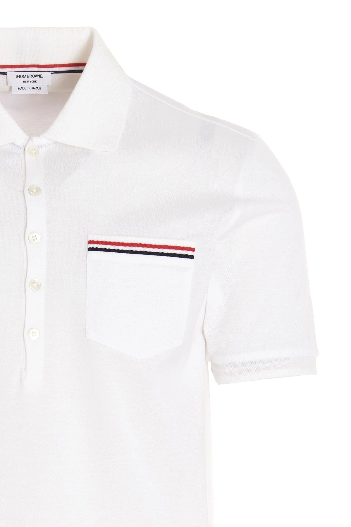 Thom Browne Men Rwb Polo Shirt - 4