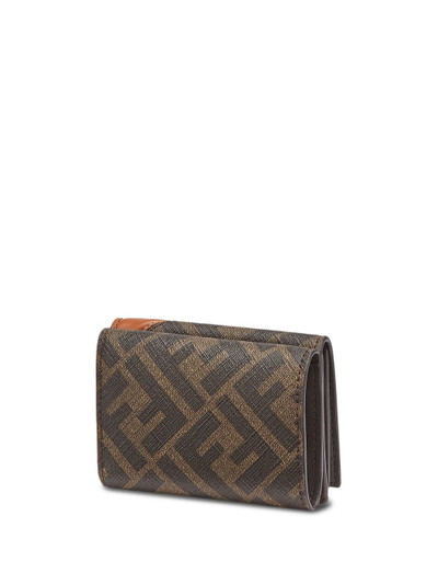 FENDI FF panelled tri-fold wallet outlook