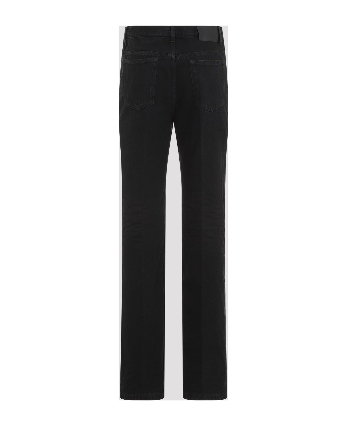 Mid Rise Straight Jeans - 4