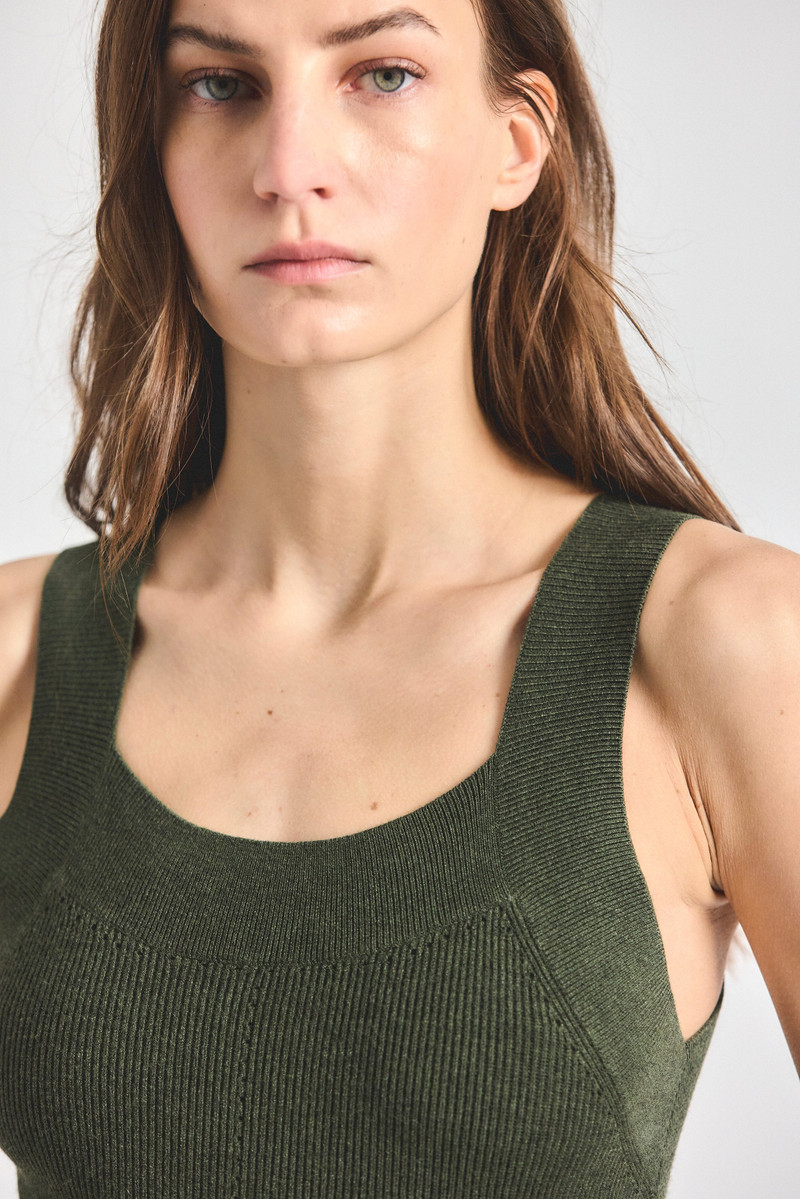KAMILA COMPACT KNIT TANK DRESS 3