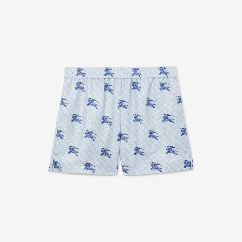 EKD Monogram Silk Shorts 1