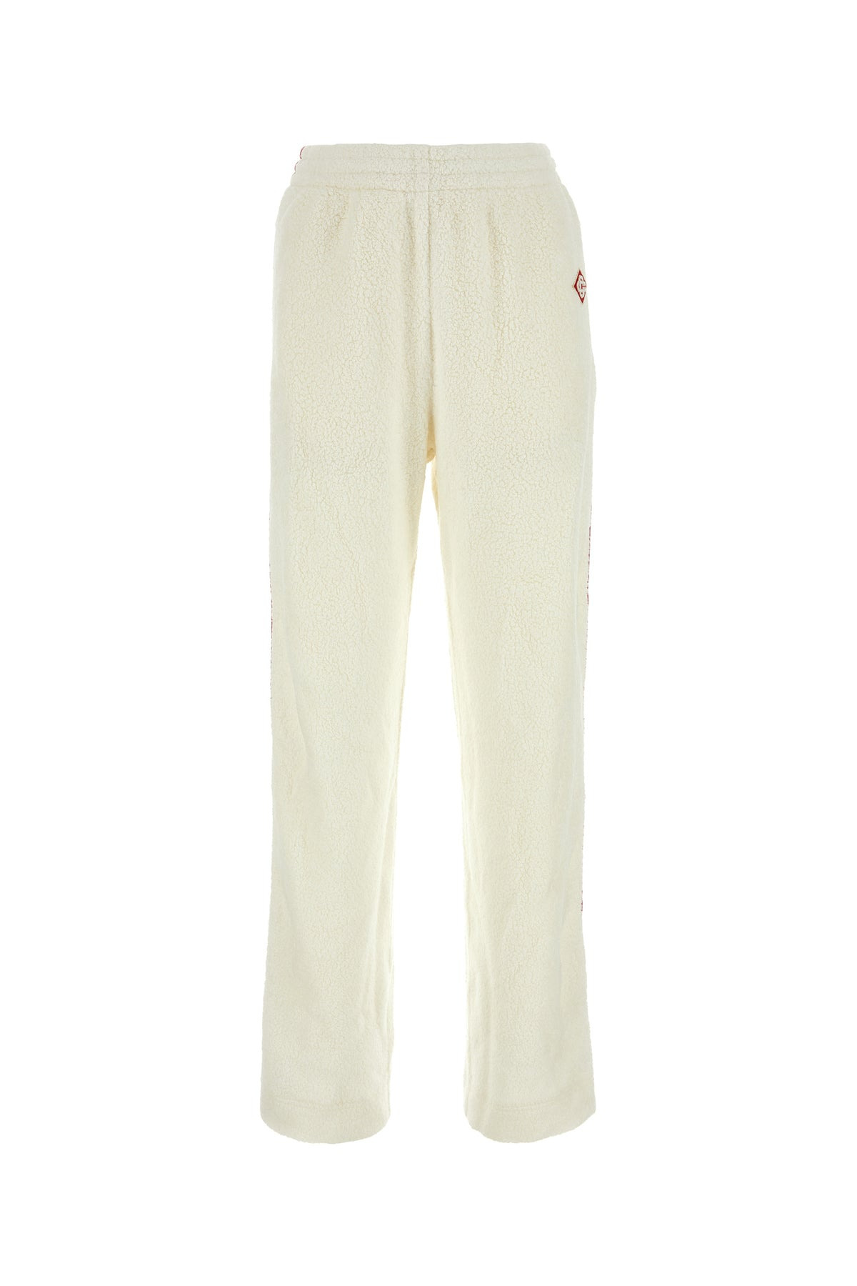Ivory terry fabric joggers - 1