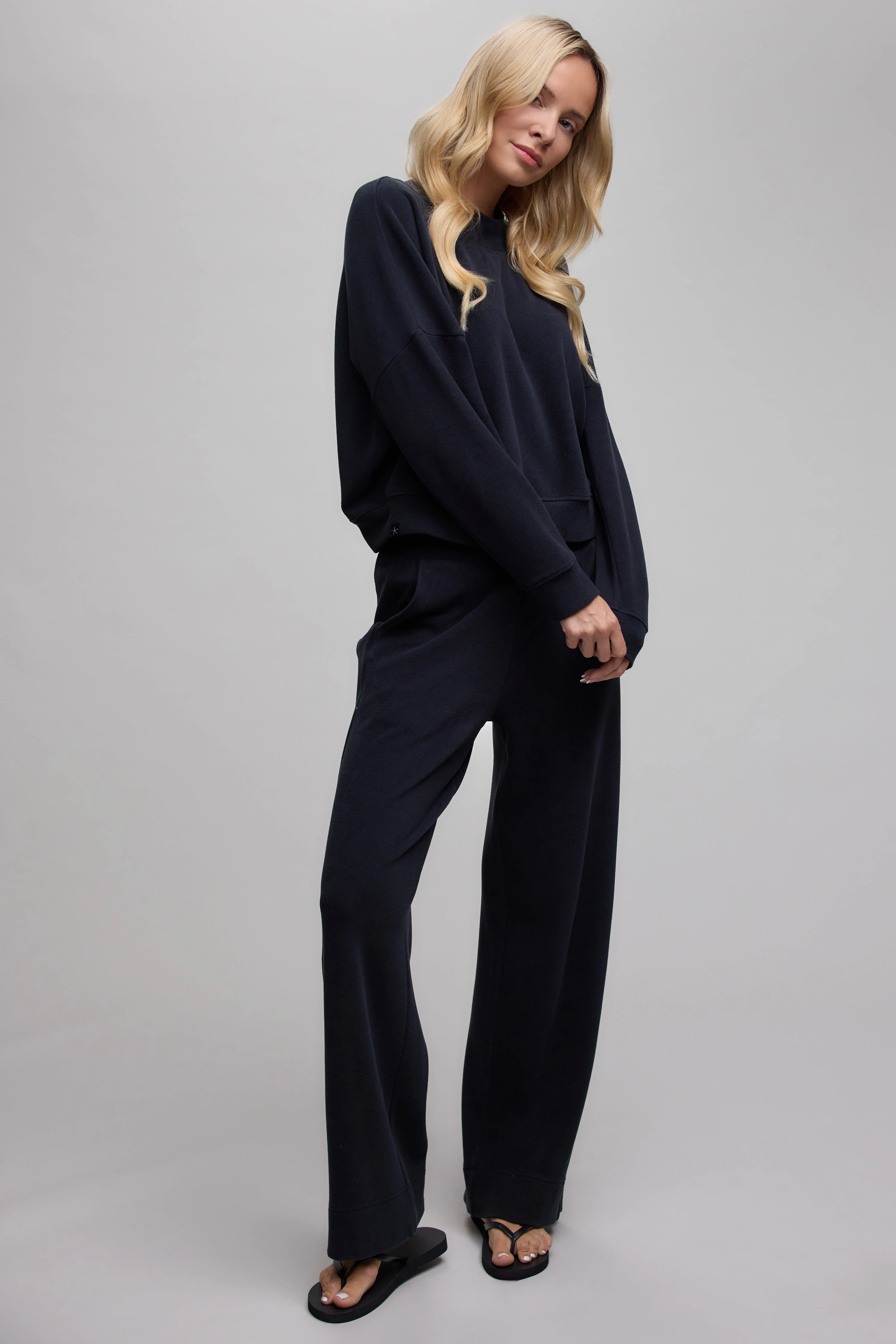 Brushed Fleece Pullover - 1