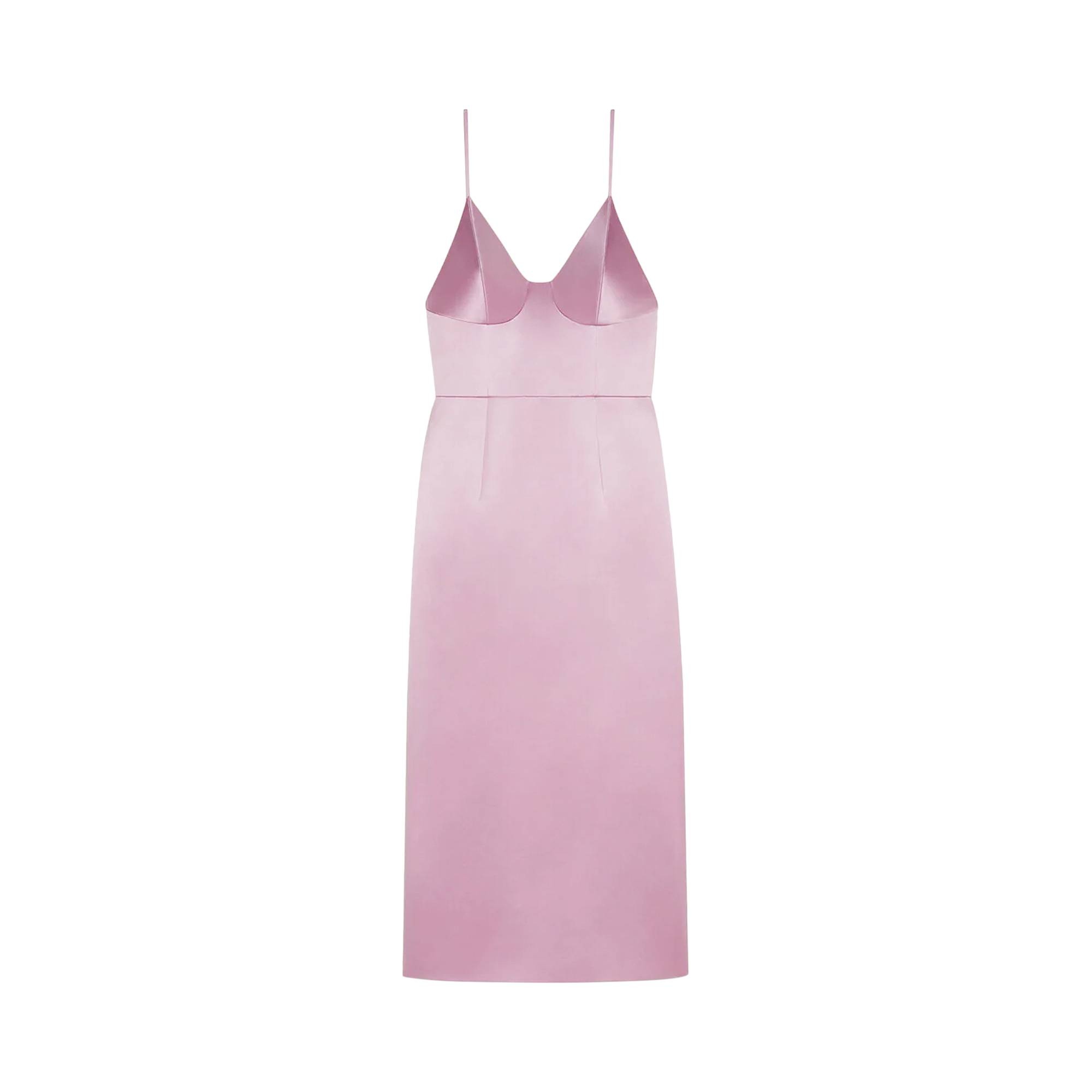 Gucci Silk Duchesse Midi-Length Dress 'Vintage Mauve' - 1