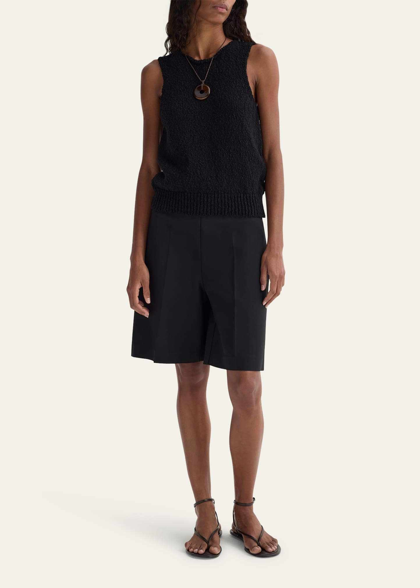 Sleeveless Knit Top - 2