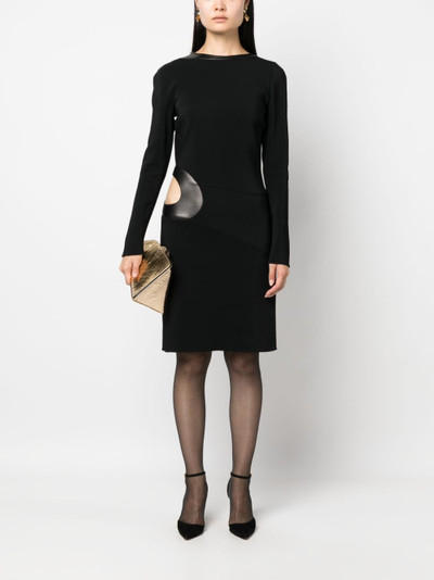 TOM FORD cut-out long-sleeved dress outlook