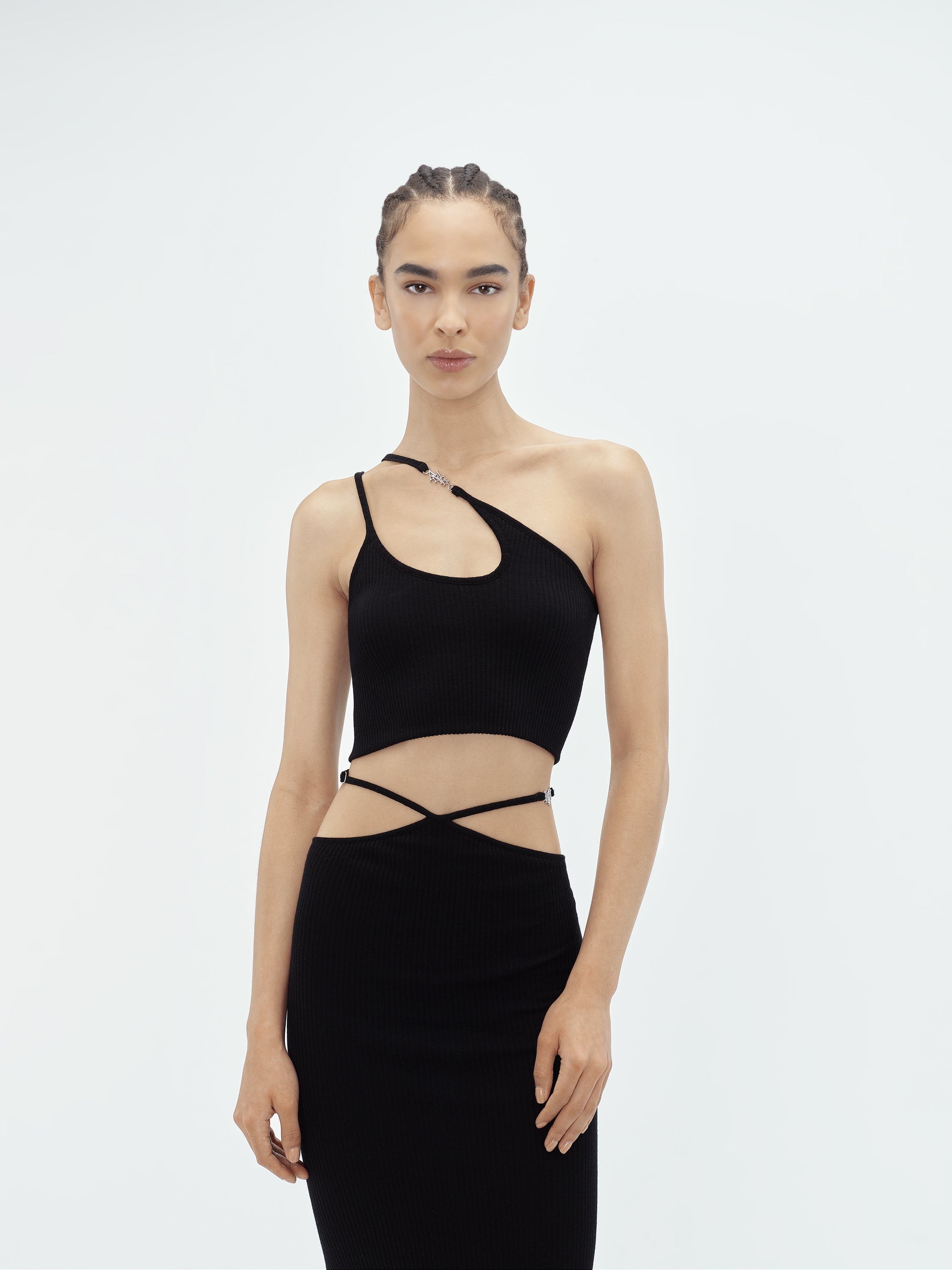 VERTICAL AMIRI ASYMMETRIC TOP - 3