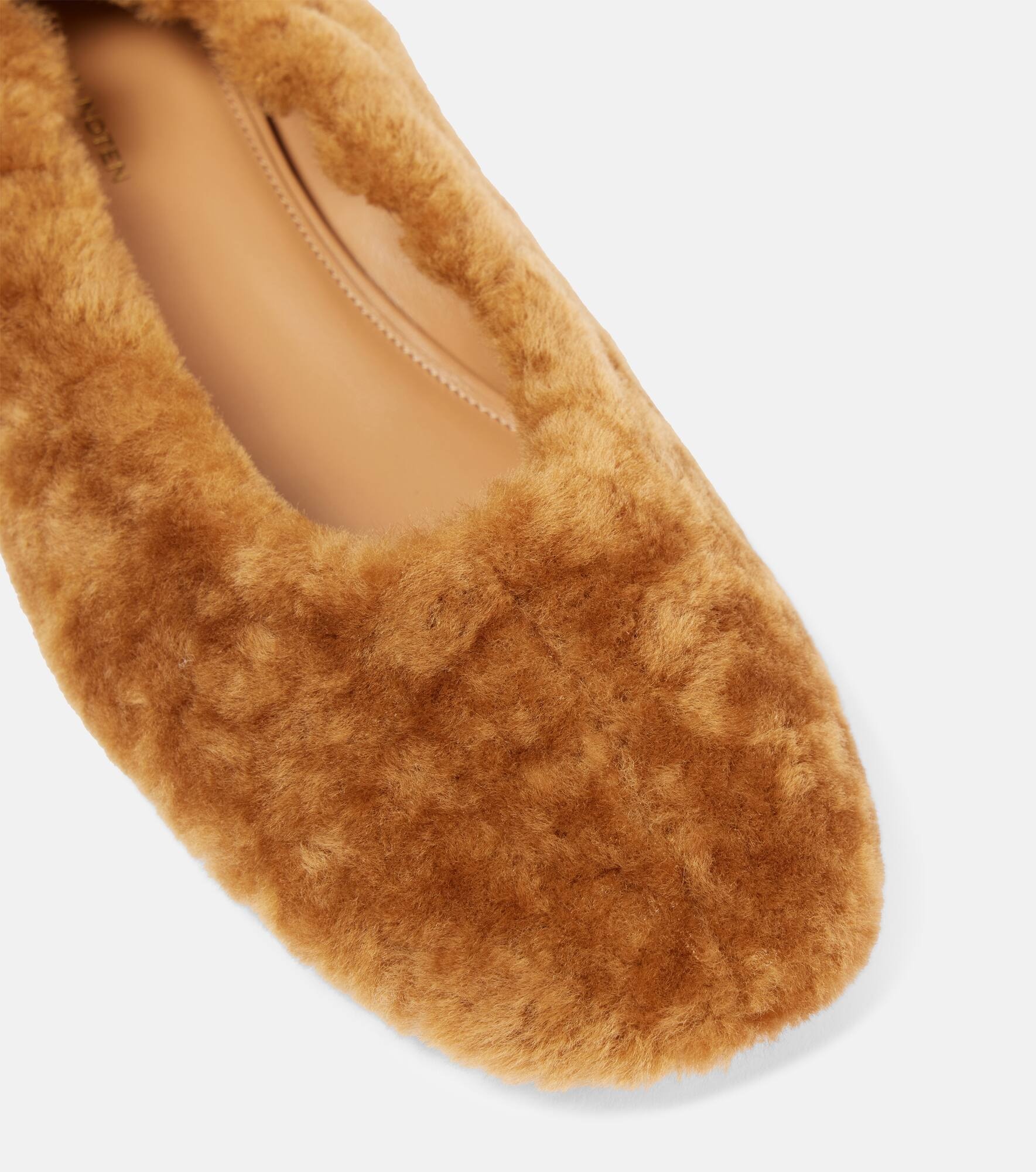Shearling ballet flats - 5