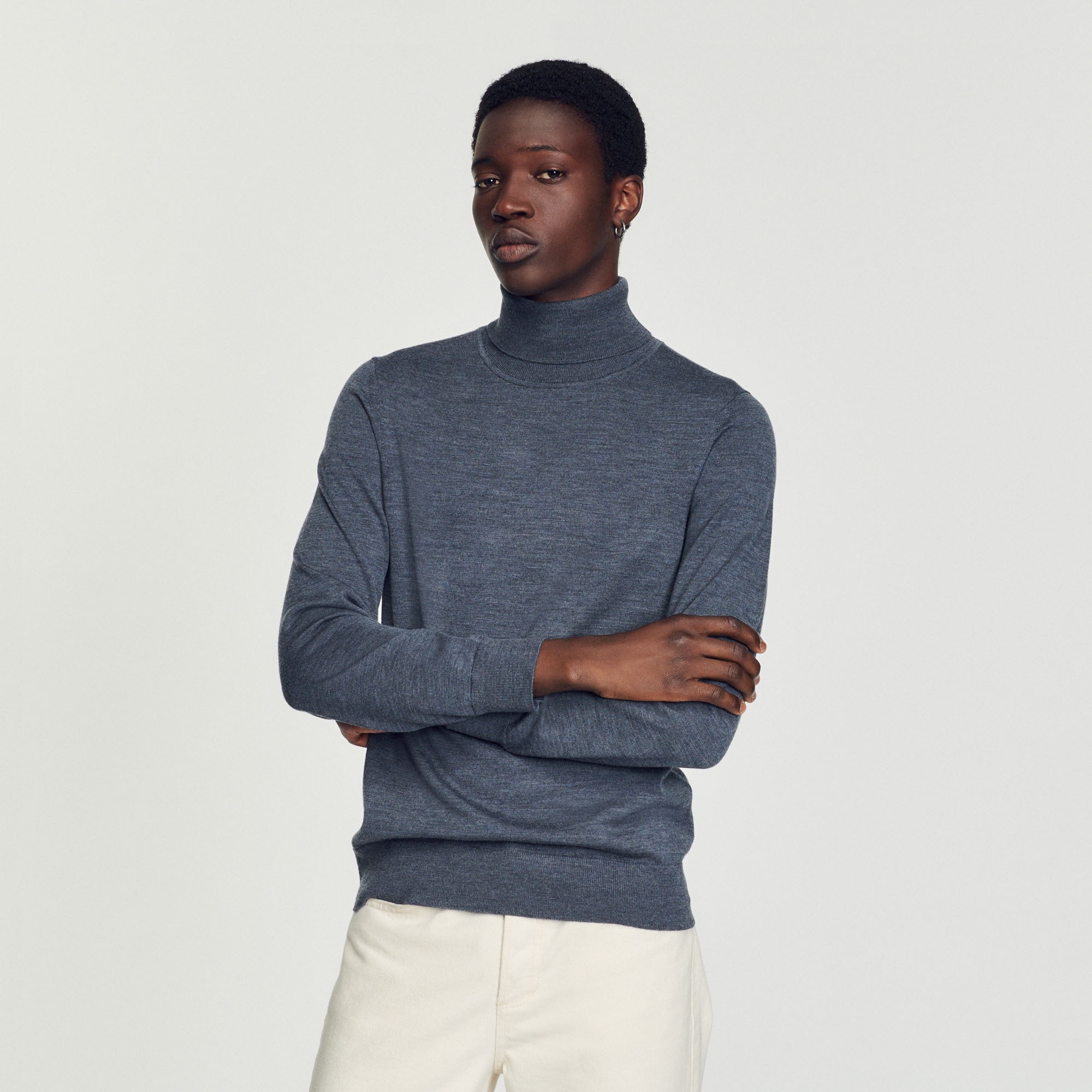 Roll neck wool sweater - 2
