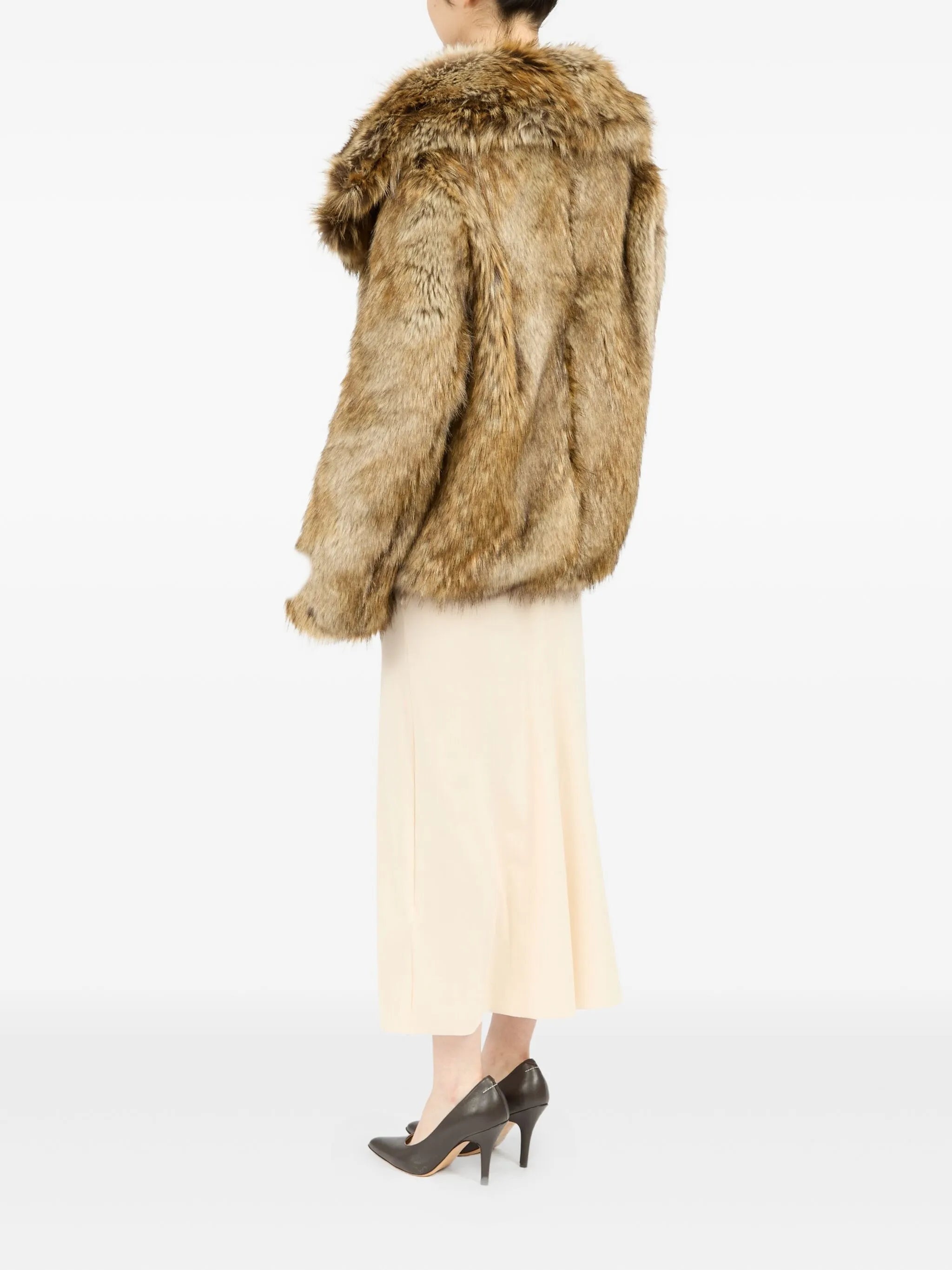 Mm6 Maison Margiela Faux-fur Jacket - 4