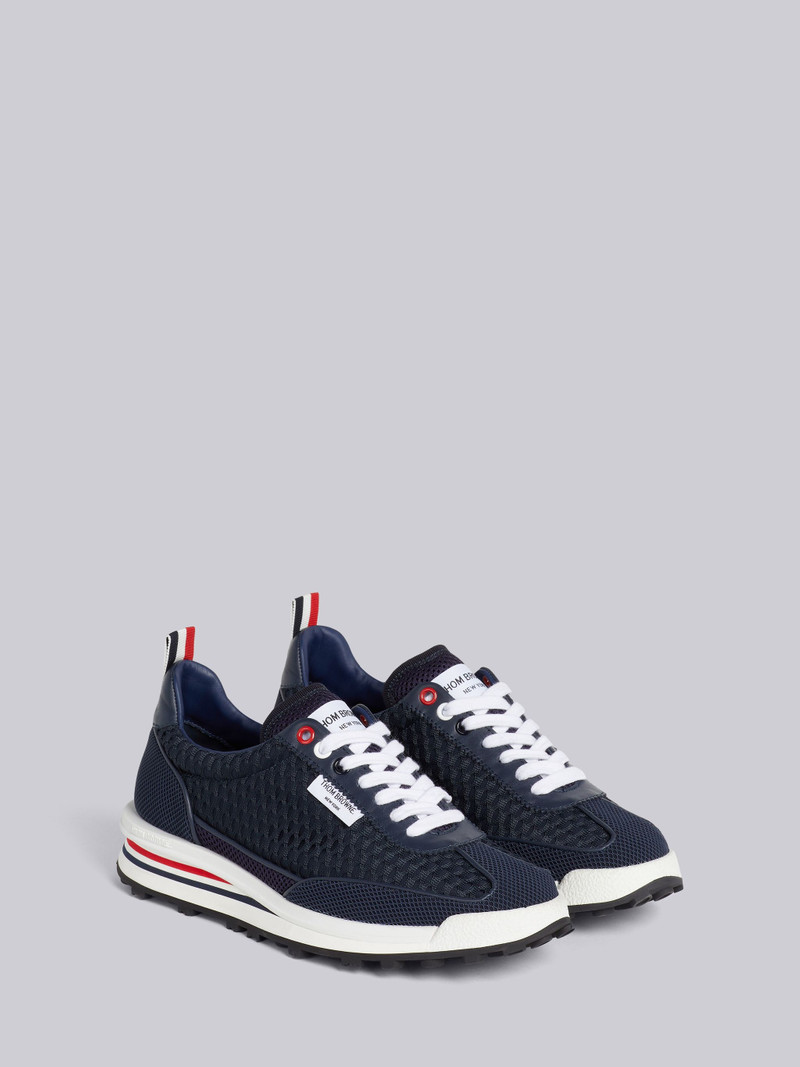 Navy Heavy Athletic Mesh Tech Runner 3
