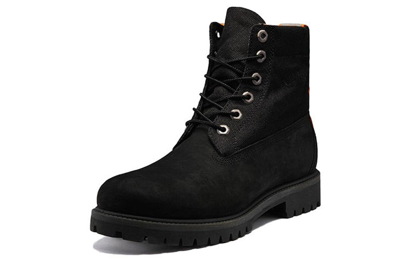 Timberland Roll Top Treadlight Wide-Fit Boot 'Black Nubuck' A2DQH 3