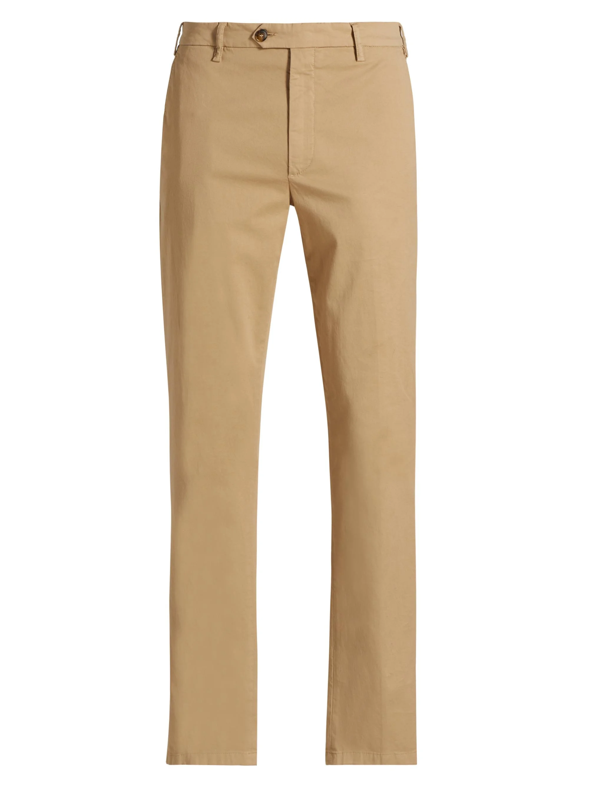 Men's Chino Stretch-Cotton Pants - Tan - 1