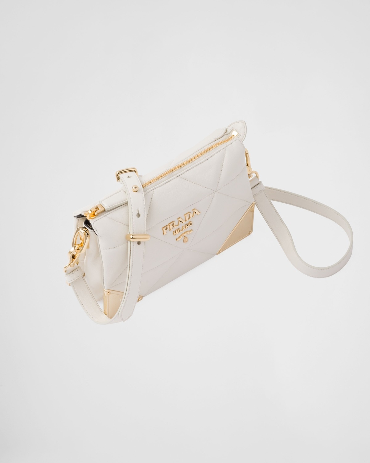 Quilted nappa leather shoulder bag - 3