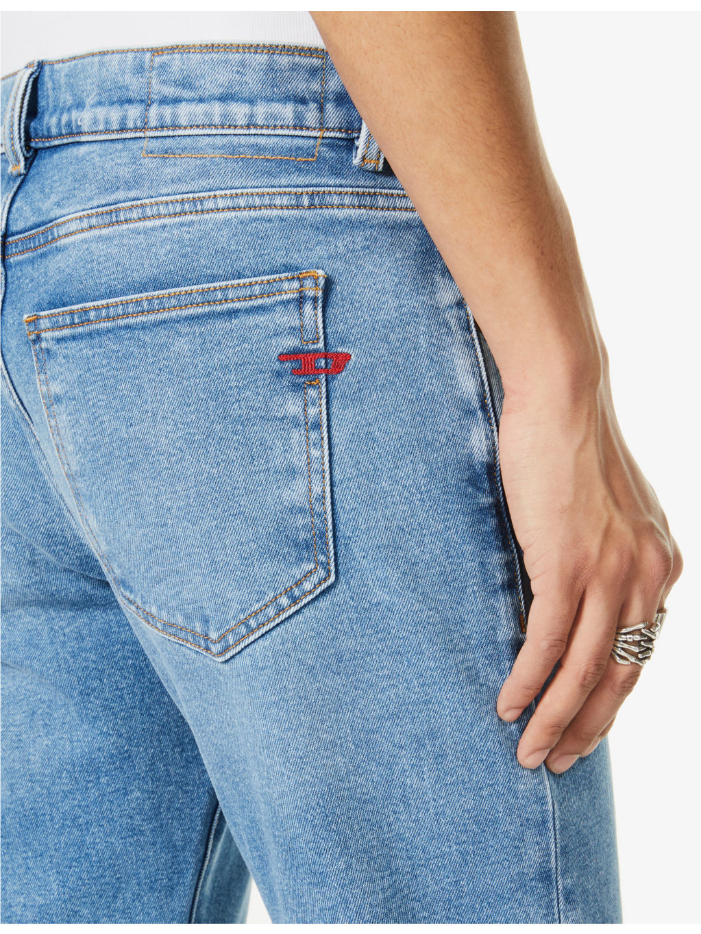 D Strukt slim-fit stretch-denim jeans - 6
