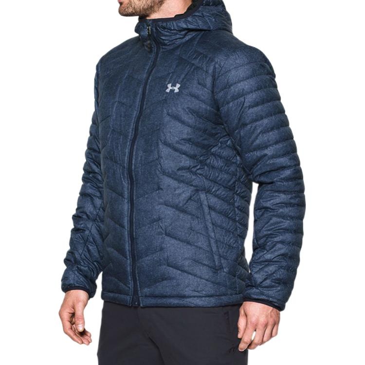 Under Armour ColdGear Reactor Hooded Jacket 'Navy' 1303059-410 - 4