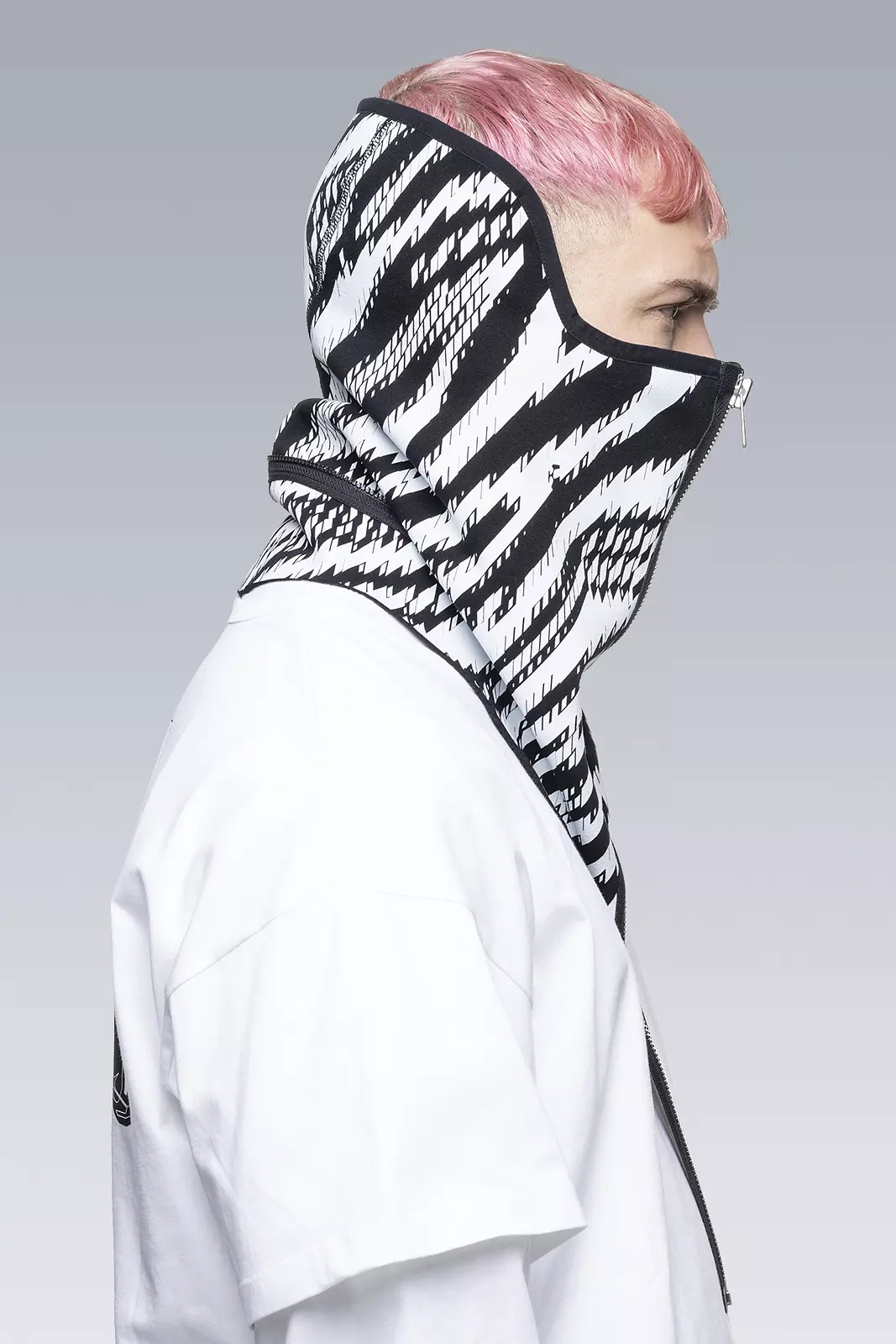 ACRONYM NG4-PS Modular Zippered Powerstretch® Neck Gaiter Zebra 