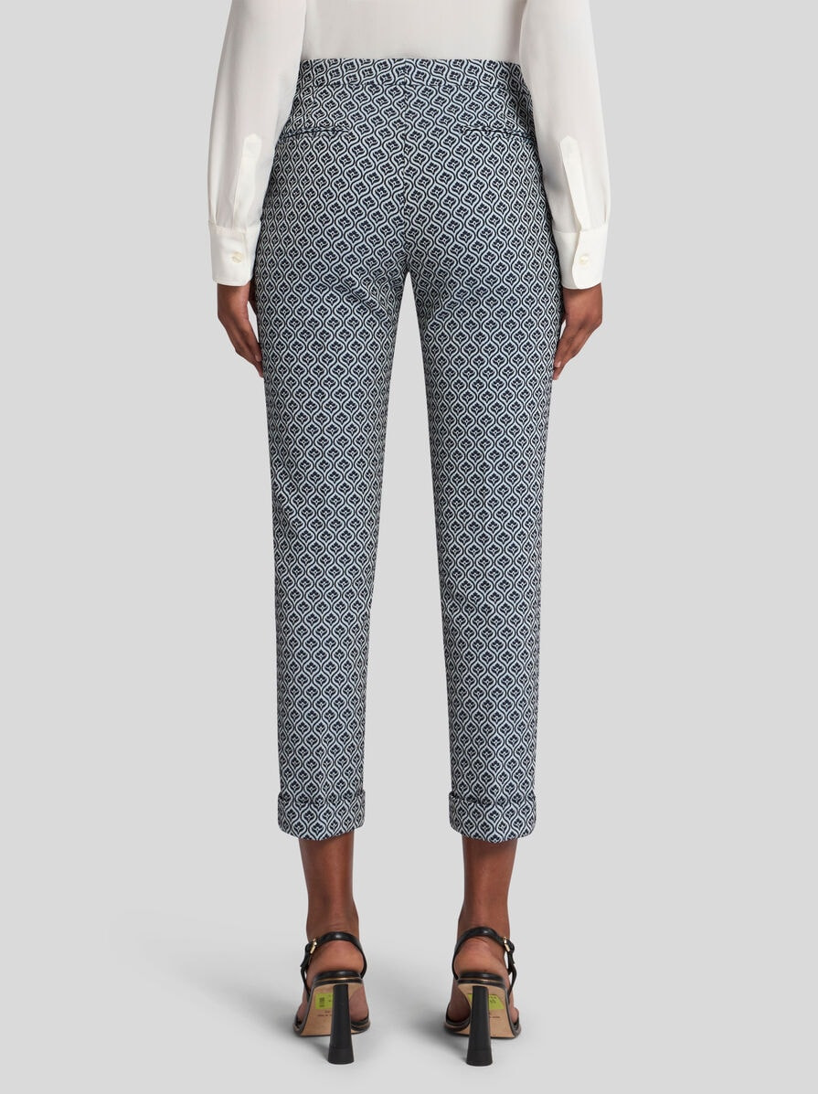 COTTON TROUSERS WITH MEDALLIONS AND FLOWERS - 5