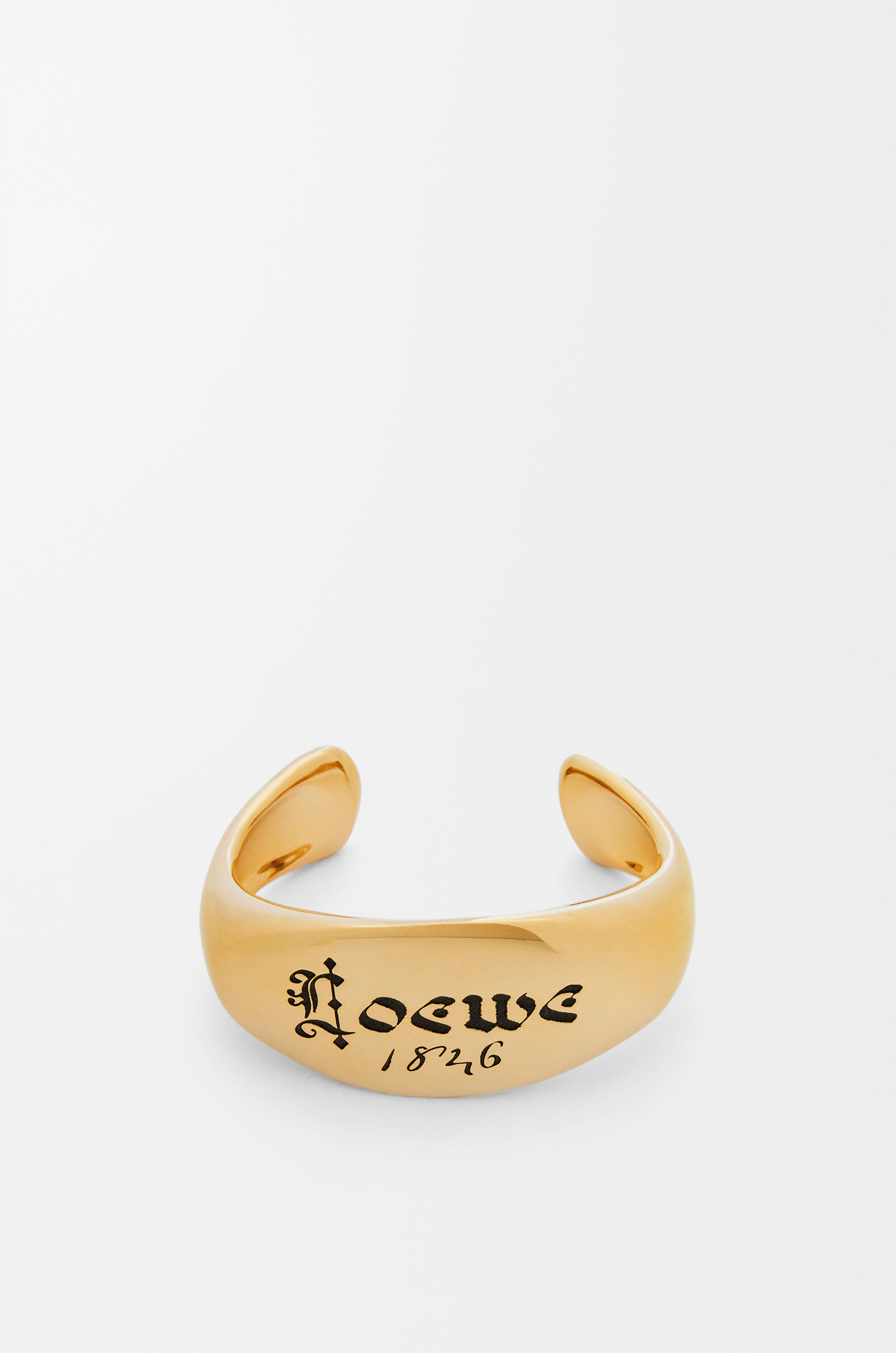 Signet cuff in sterling silver - 3