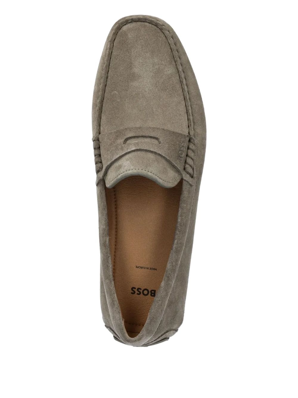 penny-slot suede loafers - 3
