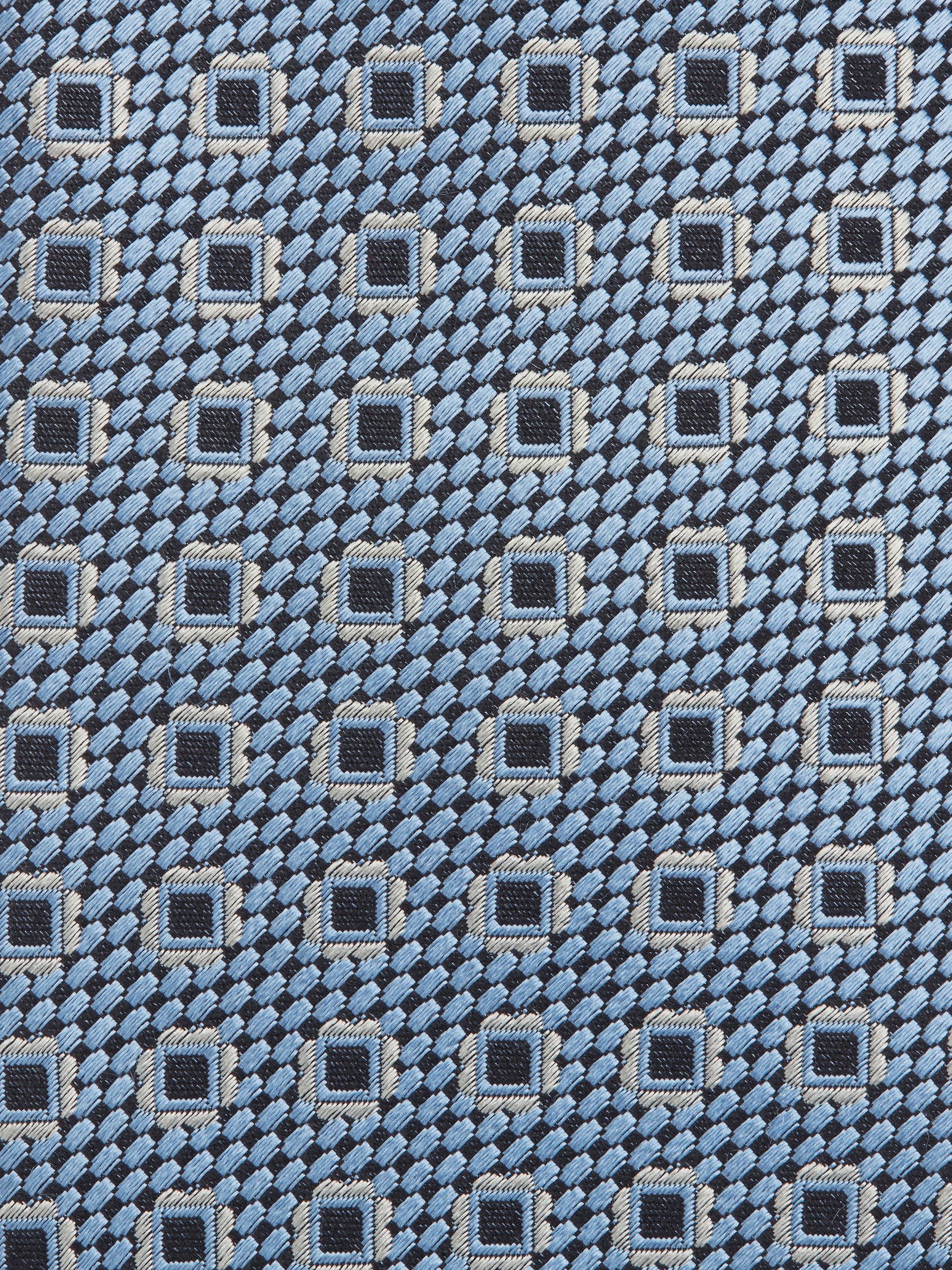 LIGHT BLUE SILK TIE - 2