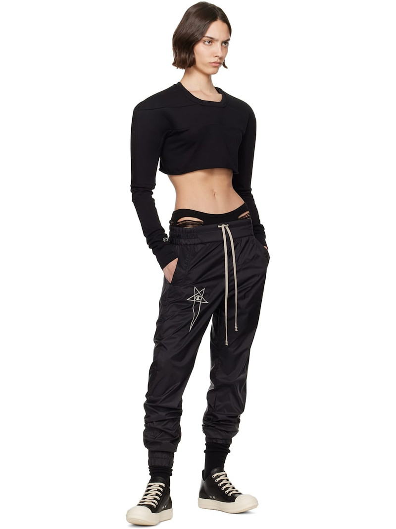 Rick Owens Black Champion Edition Joggers Sweatpants outlook