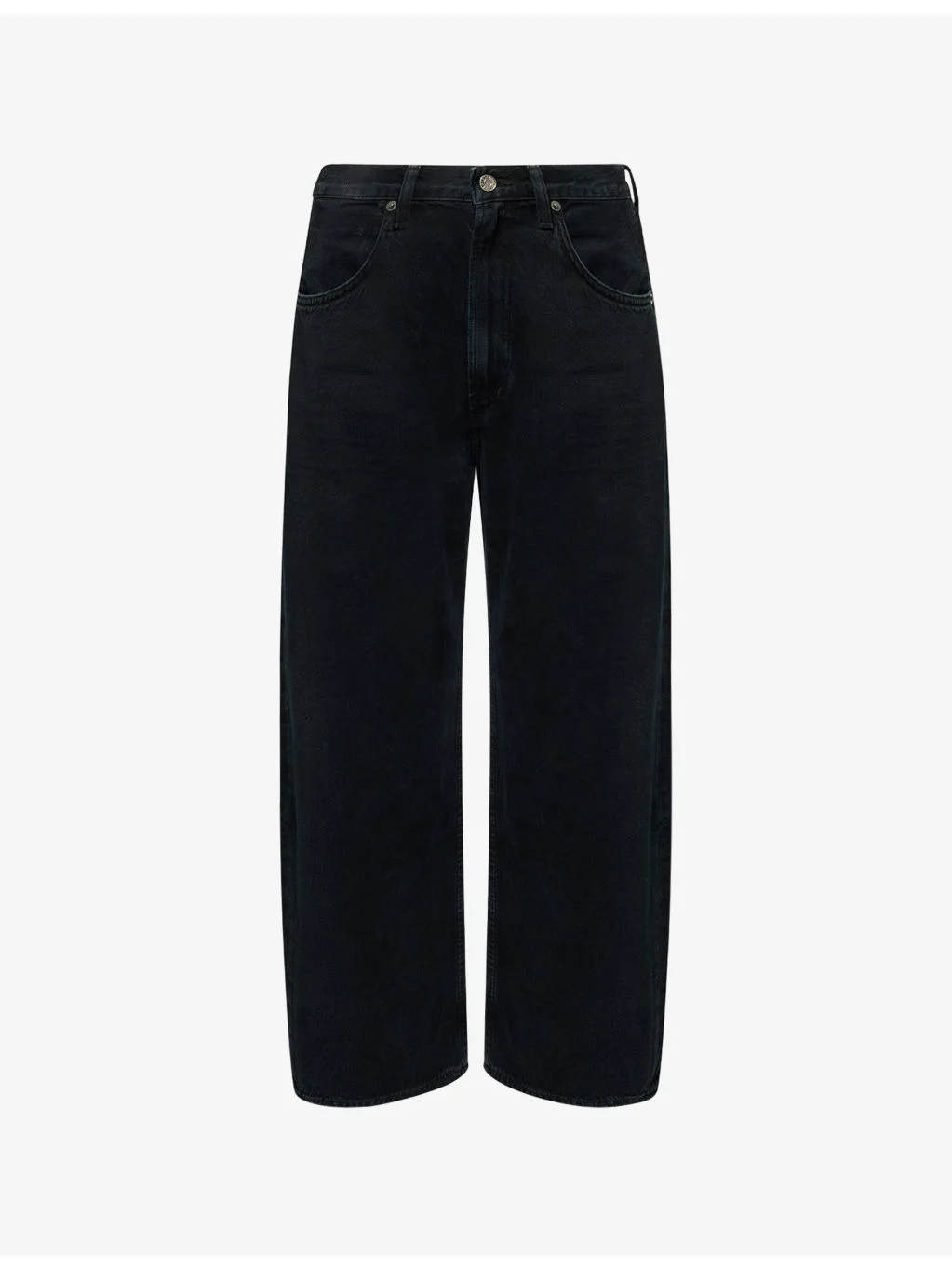 Low Curve Crop Wide-Leg Denim Jeans - 1