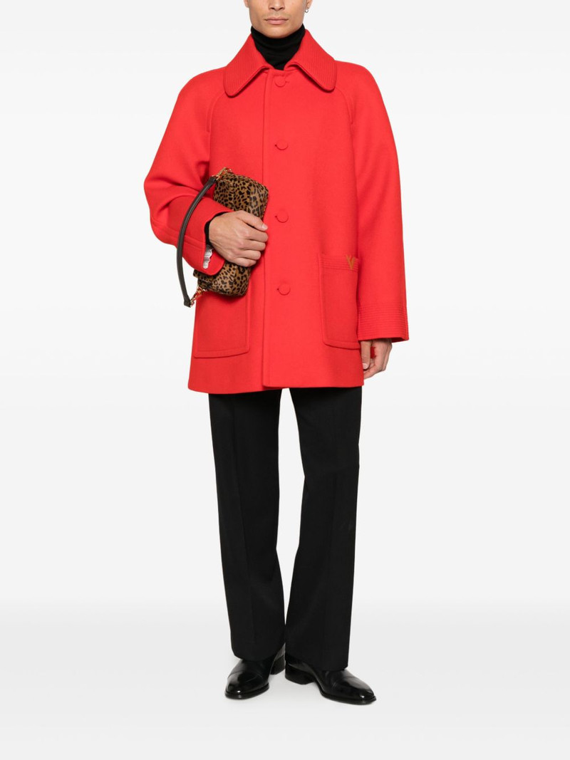 Valentino wool single-breasted coat outlook